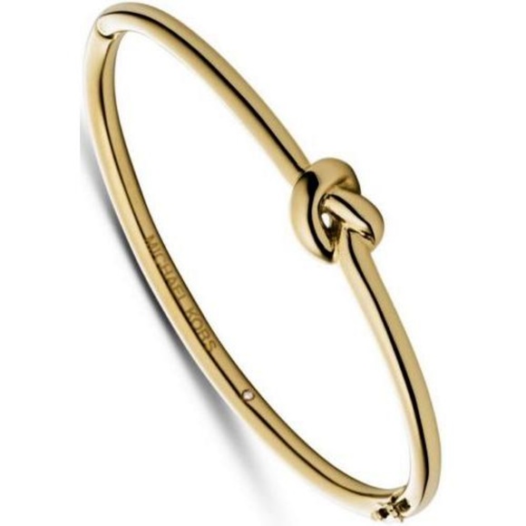 Michael Kors Jewelry Ladies PVD Gold Plated Bangle - Picture 2 of 4